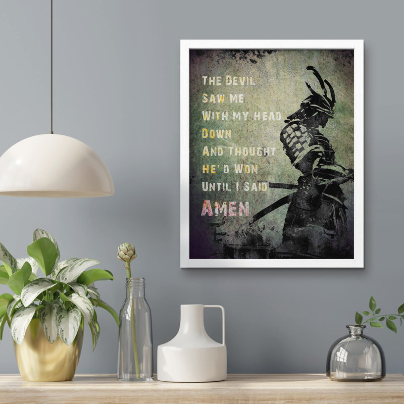 «Strong Knights Dark Knight» sur papier, H 10 po x l 8 po, Blanc