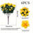 6Pcs Artificial Rhododendron Summer Decorative-1335796095