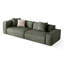 Coussin modulaire en polyester vert-1019986418