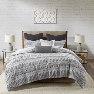 Mini ensemble de housse de couette en coton jacquard