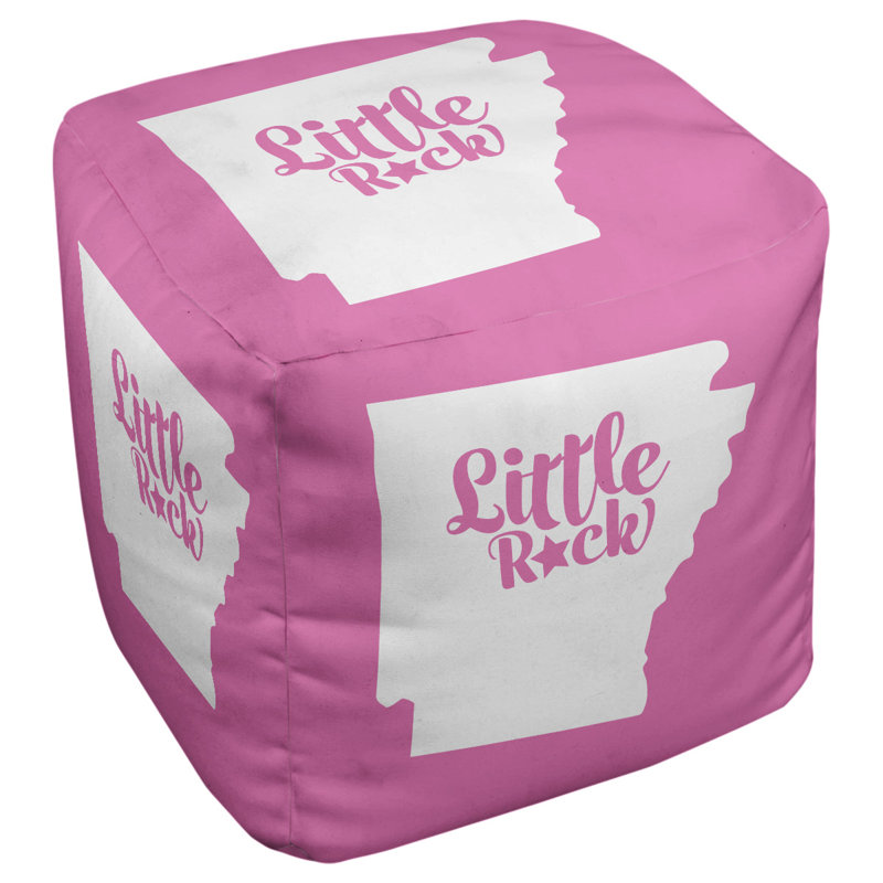 Repose-pieds à cubes arkansas little rock, Rose