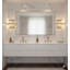 LED wall light with crystal accents-653984136