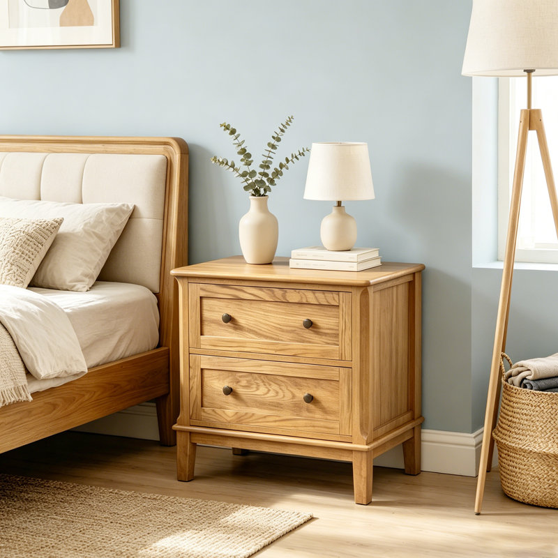Table de chevet 26,57 "H, Naturel