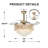 Chaleur 42'' Ceiling Fan with LED Lights