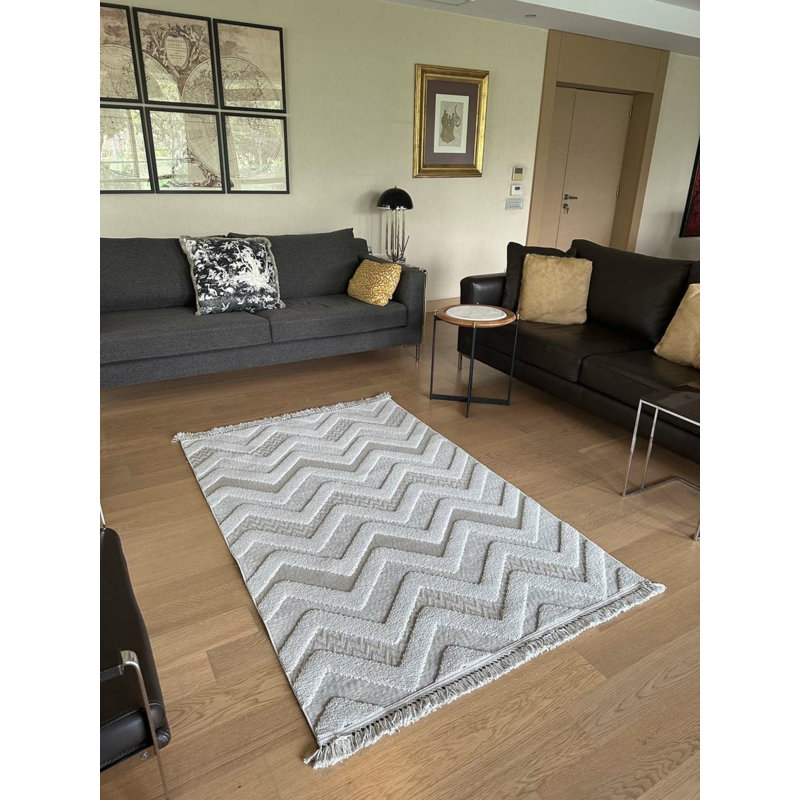 Tapis Tilina avec envers antidérapant, Rectangle 6 pi 7 po x 8 pi 10 po