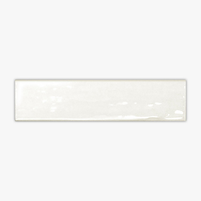Elements Glossy 3/8x9 Porcelain Tile, Gray