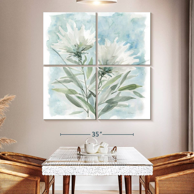 Harnek Wild Thistle Bloom I, 50" H x 50" W