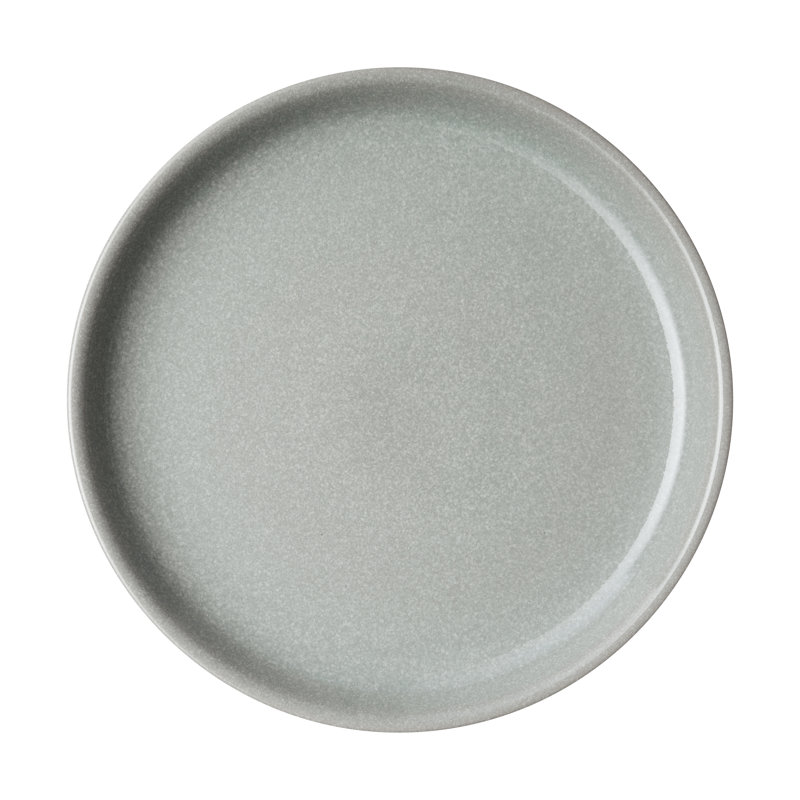 Elements Coupe Dinner Plate, Light Gray