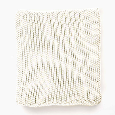Moss Knitted Throw Blanket