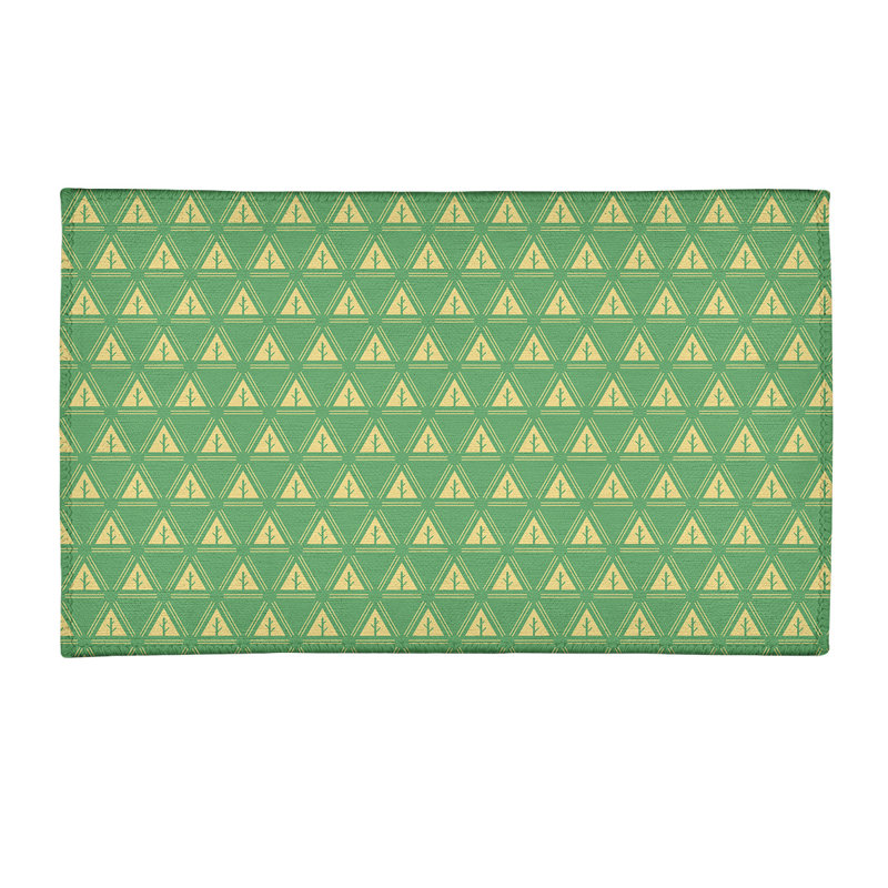 Chenille Geometric Indoor Rug, Rectangle 5' x 7'
