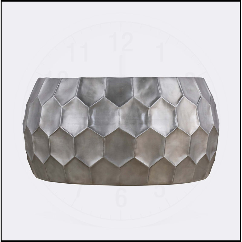 Table basse 32 po Modern Modern, Argent argent