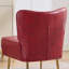 Chaise d'appoint d'appoint avec pieds dorés-1615941531