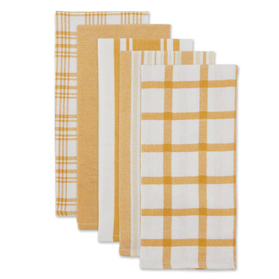 Cotton Stripe Jacquard Tea Towel Kitchen Towel