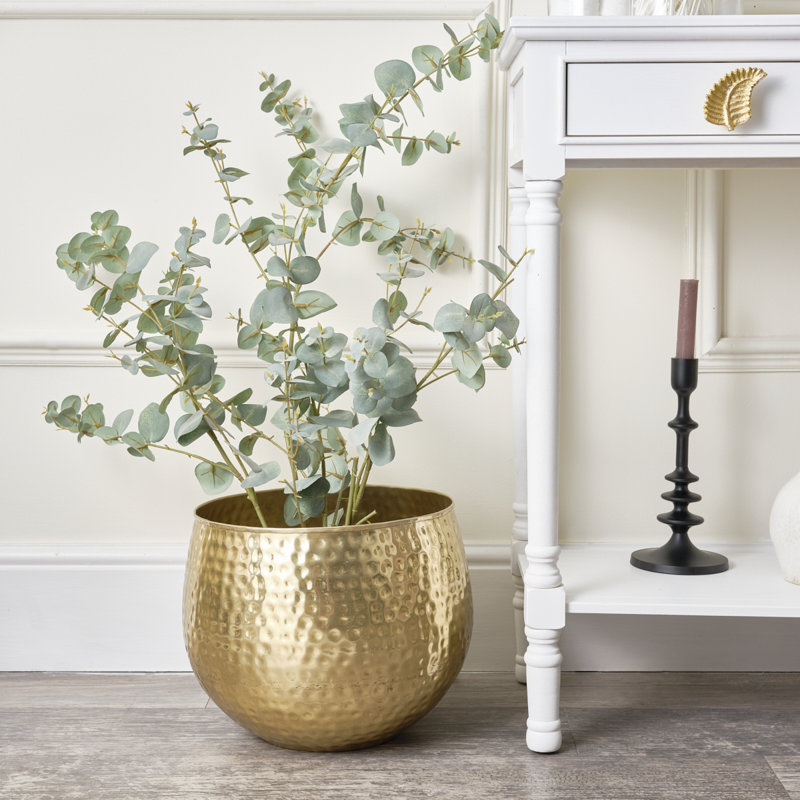 Santa Copper Table Vase