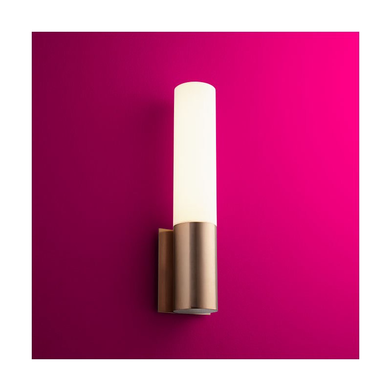 Goolsby Flush Mounted Sconce, Satin Copper
