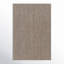 Tapis rayé tissé à plat à la main Dalena en brun / taupe-71603270