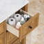 Meuble-lavabo simple 48 po avec plateau en marbre Janus-1236723736