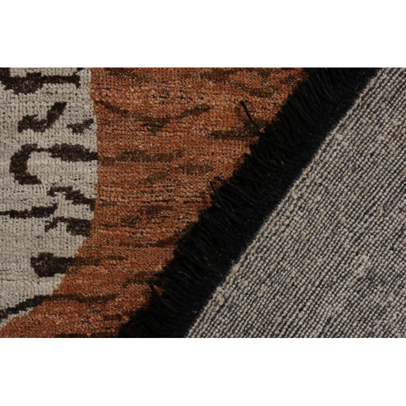 Burano Handmade Kilim Wool Animal Print Area Rug, Rectangle 9' x 12'