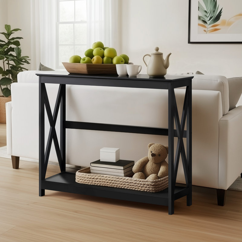 Theo 40'' Console Table, Black