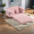 Compression Sofas 3 In 1 Chenille Sleeper, Modern Compact Home Loveseat