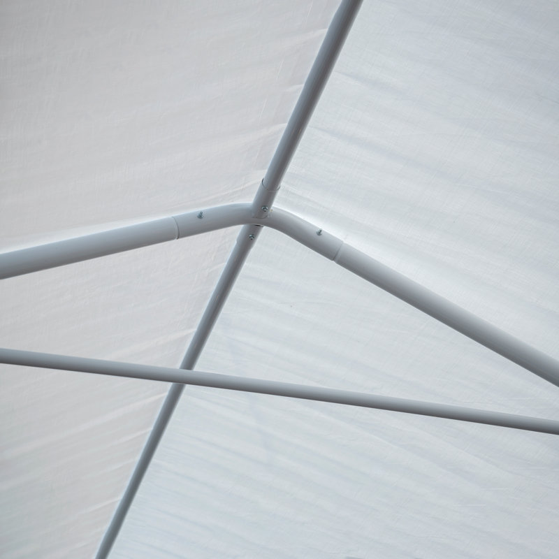Super Max Canopy, White, 114" H x 144" W x 312" D