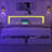 Upholstered Bed Frame with Adjustable Charged LED Headboard and Storage Drawers-74603264-74603267