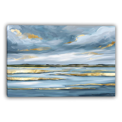 Art mural sur toile Sunlit Surf Coastal Beach