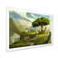 «Sacred Tree in a Fantasy Landscape», impression sur toile encadrée-59761461-59761460