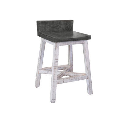 Jaboris Stool - With Wooden Seat & Base - Jaboris Finish