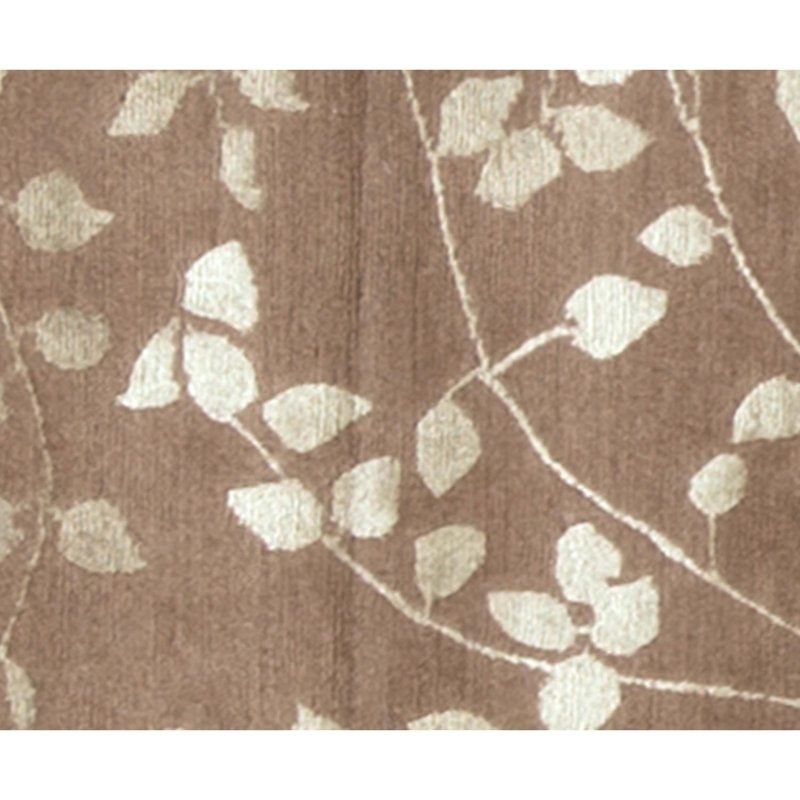 Tapis rose noué à la main de haute qualité