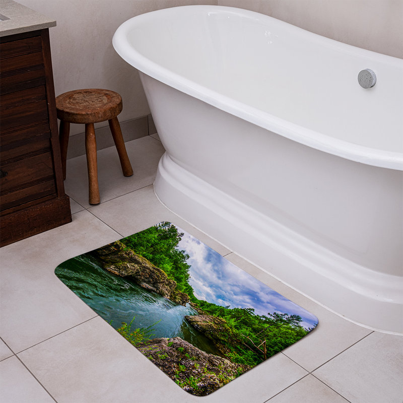 Dorpha Non-Slip Bath Rug