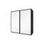 Armoire à pharmacie polyvalente avec miroir, offrant des options d'installation murale ou encastrée et un grand espace de rangement.