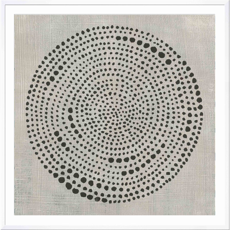 Mythos I par Chariklia Zarris - peinture encadrée, Cadre photo blanc avec passe-partout blanc