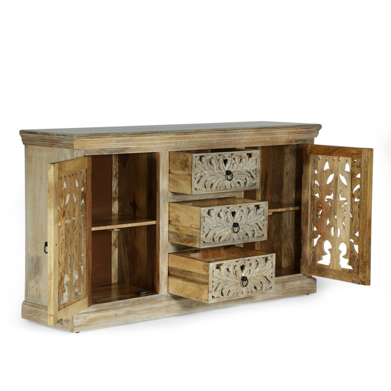 Fromm Carved Solid Wood Sideboard