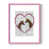 Cadre photo rose simple