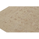 Oushak Handmade Oushak Silk Floral Area Rug