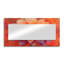 «Sunset Hues» Vivid Dahlia Vision I - miroir floral pour décoration murale - imprimé sur métal-452818031