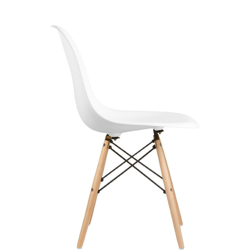 Chaise Percell, Blanc