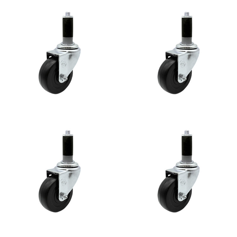 Hard Rubber Expanding Caster