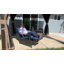 Chaise de patio inclinable avec coussins Jeftha-235454758