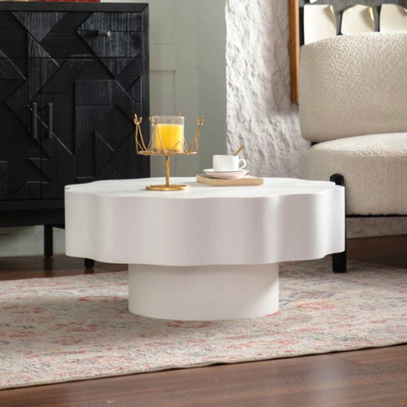 Table basse, Blanc, crème