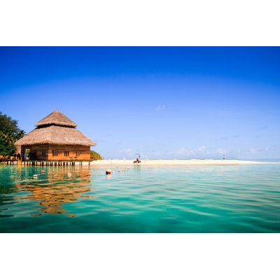 Over Water Bungalow - Wrapped Canvas Print