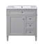 Meuble-lavabo moderne 30 po avec lavabo en céramique, 2 tiroirs et un tiroir basculant-527097693