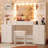Greyden Zeibak Large Makeup Vanity With 8 Drawers, 14 Lighted Bulbs And Spacious Storage Space-704871127