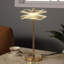 Lampe de table à DEL en acrylique cuivré doré pour salon, lampe de chevet pour chambre à coucher, lampe à DEL