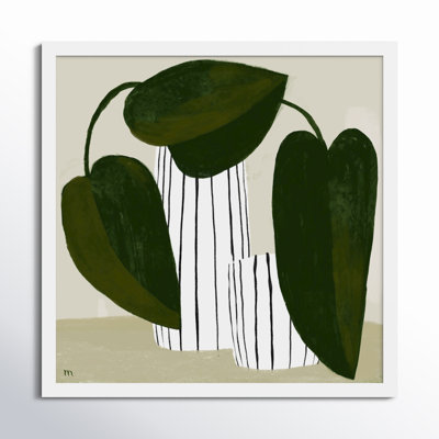 Juba "Striped Vases" Painting