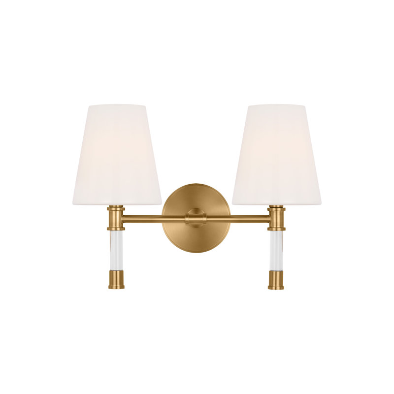 Éclairage pour meuble-lavabo à 4 lumières Michelly, Bronze brillant, 2, H 11 po x l 15 po x P 7,4 po