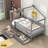 Heulwen Two Drawers Wooden House Bed-1726847285-1726847273