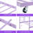 Twin Daybed – Purple, Roll-Out Trundle, Easy Setup