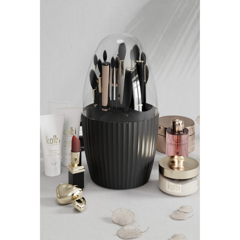 Porte-brosse rotatif anti-poussière Aura, Anthracite